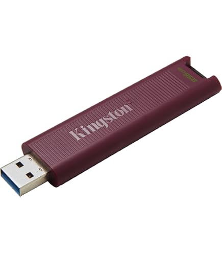 外付けハードディスク・ドライブ kingston DataTraveler Max USB Tybe-C Kingston DataTraveler Max 1TB USB-C Flash Drive with USB 3.2 Gen 2